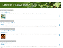 Tablet Screenshot of op-ed.the-environmentalist.org