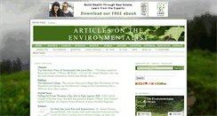Desktop Screenshot of latest.the-environmentalist.org