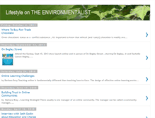 Tablet Screenshot of living.the-environmentalist.org