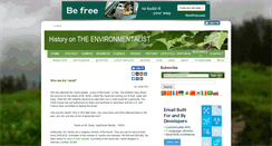 Desktop Screenshot of history.the-environmentalist.org