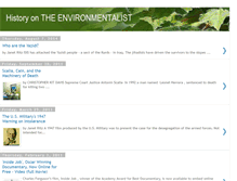 Tablet Screenshot of history.the-environmentalist.org
